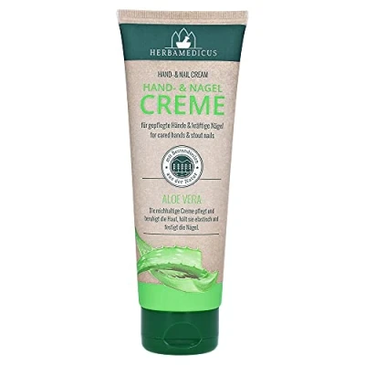 Abbildung von HAND UND NAGEL Creme mit Aloe Vera Herbamedicus 125 ml