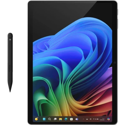 Abbildung von Microsoft Surface Pro Copilot+ PC 13 OLED Touchscreen Snapdragon® X Elite (12 Kerne) 16GB RAM 512GB SSD neuestes Modell, 11. Edition Platin