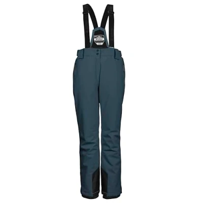 Abbildung von killtec Damen Funktionshose/Skihose mit abnehmbaren Trägern, Kantenschutz und Schneefang KSW 249 WMN SKI PNTS, hellpetrol, 40, 37559 000