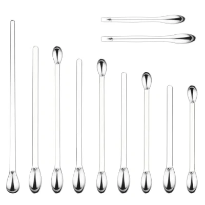 Abbildung von Labasics 11 Stück Labormikrolöffel und Spatel Set, Edelstahl Doppelseitige Laborspatel Probenahmelöffel Mikroskopulas Wiegeset