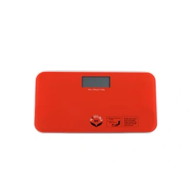Abbildung von NewlineNY Step on Mini Reise Personenwaage, rot, orange,