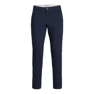 Abbildung von Jack &amp; Jones Jjdave LC NOOS PLS Stoffhose, Herren, Größe: 40x32, Navy blazer