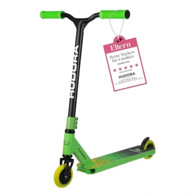 Abbildung von HUDORA Stunt Scooter Kinder Hochwertiger Roller für von 6 10 Jahren I Robuster Freestyle mit 360 BMX Lenkung Kindgerechter Trick bis zu 100 kg