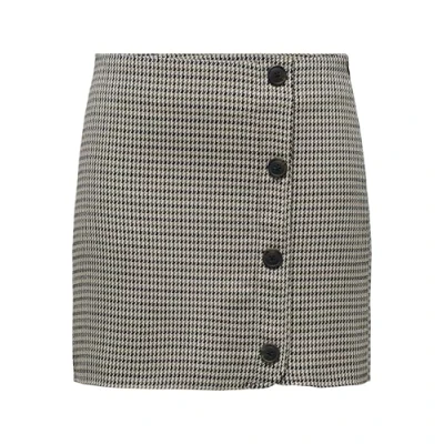 Abbildung von ONLY Damen Onleliza Lettie Hw Check Skirt TLR Rock, Cloud Dancer/Checks:Tannin &amp; Cornet Blue Night Sky Peat, 40