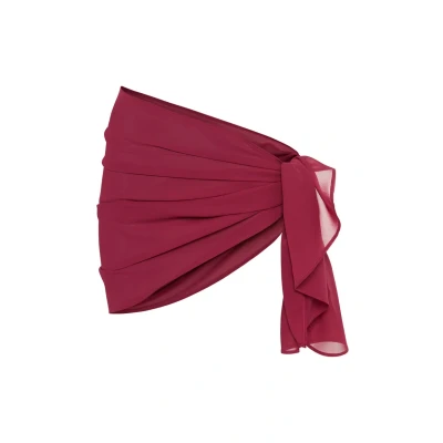 Abbildung von LSCN by LASCANA Strandrock, kurzer Wickelrock aus Chiffon