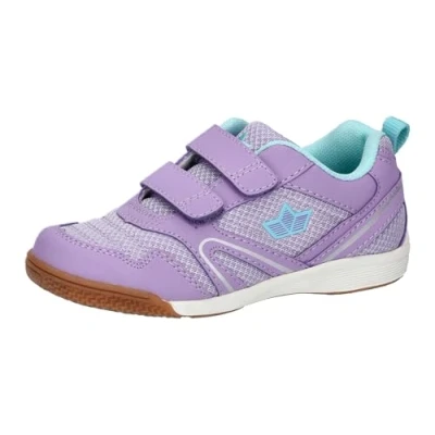 Abbildung von Lico Jungen Unisex Kinder Boulder V Hallenturnschuhe, Lila/Türkis, 30 EU