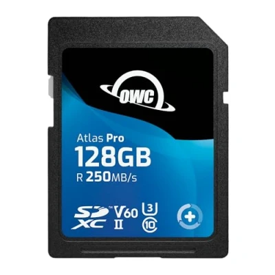Abbildung von OWC Atlas Pro SDXC UHS II V60 Medienkarte, 128 GB