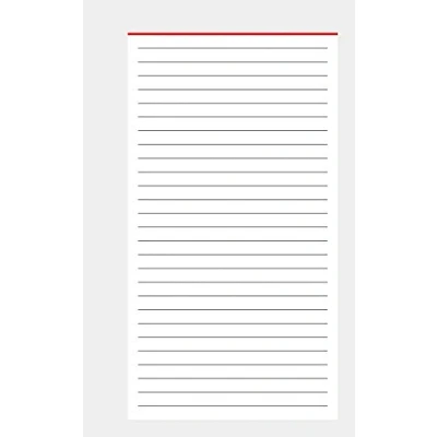 Abbildung von BSB Ersatzeinlage Notizen Größe: circa A8 6 Fach Lochung für Mini Terminplaner Organizer, 020197