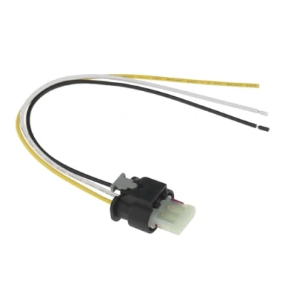 Abbildung von Create idea 3 poliger PDC Parksensor Stecker Anschluss 2359997 Auto Sensor Kabelbaum 15 cm Kompatibel mit BMW X3 F25 X5 E70 F10 F11 Ersatzteil