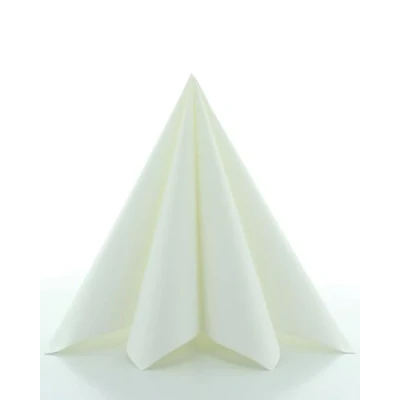 Abbildung von Sovie Linclass Eco Servietten Weiß 50 Stück (40gr/m²) hochwertige Einwegservietten 40 x cm Reißfest, Saugstark &amp; Formstabil ideal für Hochzeit Partys