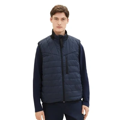 Abbildung von TOM Tailor Denim Weste, Herren, Größe: Medium, Sky captain blue