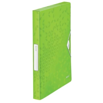Abbildung von Leitz Urban Chick Ablagebox für bis zu 250 Blatt, A4, Gummizugverschluss, Kunststoff, Grün, WOW, 46290054