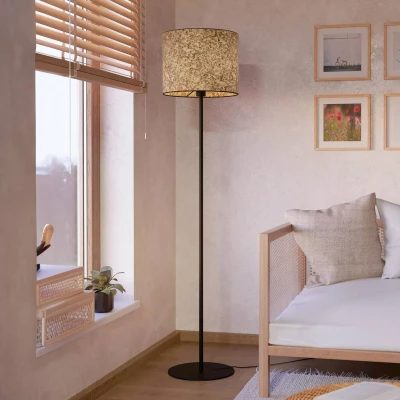 Abbildung von EGLO Stehlampe »BUTTERBURN«, 1 flammig, Leuchtmittel E27 ohne Leuchtmittel, Standleuchte mit Birken Blättern, Stehleuchte, 162 cm