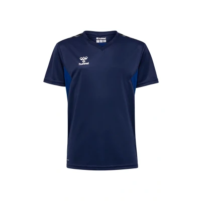Abbildung von Hummel Authentic Sport Tshirt für Kinder, Größe: 116, Marine