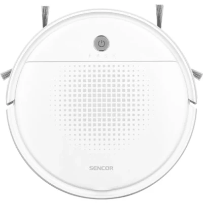 Abbildung von SENCOR saugroboter mit wischfunktion SRV 1550WH Ultra leiser und kompakter saugroboter, Intelligente Navigationstechnologie Smart Room Wischfunktion, Ideal für Tierhaare