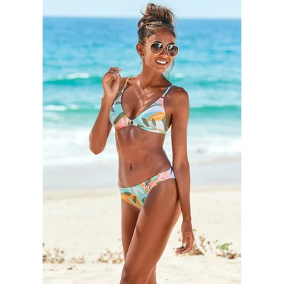 Abbildung von Sunseeker Triangel SET Bikini, Damen, Größe: 38xC/D, Weißgelb