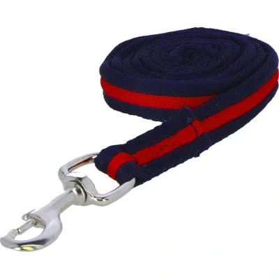 Abbildung von Wessex Führleine Gewebt Navy/Rot 1,8m