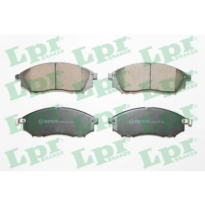 Abbildung von LPR 05P1406 Bremsbelagsatz NISSAN: Qashqai / Qashqai+2 I, NP300 Navara Pickup, Pathfinder 3, RENAULT: Koleos I