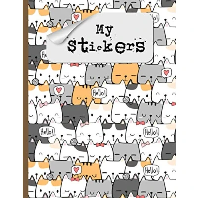 Abbildung von Blank Sticker Album: The Perfect Book For Kids. Over 100 Empty Pages Your Cute Collection!