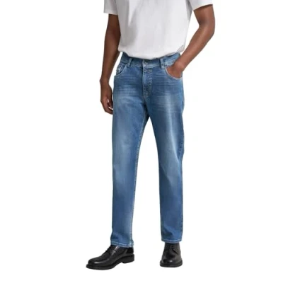 Abbildung von bugatti 5 Pocket Jeans, mit einem leichten Used Look