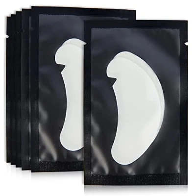 Abbildung von Lunamoon augenpads für Wimpernverlängerung Wimpernpads V Wimpern Wimpernlifting Färben Augen Patches Pad 50 Paare (Black)