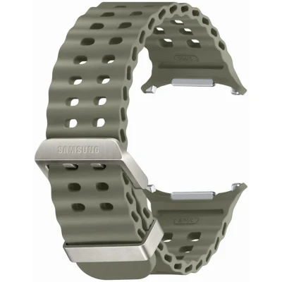 Abbildung von Marine Armband für die Samsung Galaxy Watch Ultra Khaki Silikon Band Grün