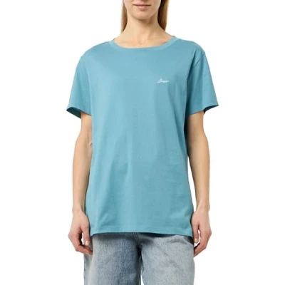 Abbildung von BOSS Esogo Tshirt basic, Damen, Größe: Small, Bright blue