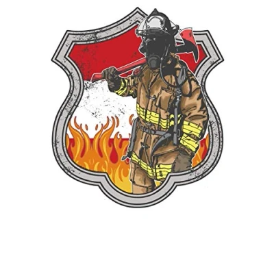 Abbildung von Österreich Feuerwehrmann: Notizbuch DIN A5 Blanko 120 Seiten Freiwillige Feuerwehr Brand Feuer Feuerwehrfrau FFW Retter Herkunft Geschenkidee &amp; ... Planer Tagebuch Notizheft Notizblock
