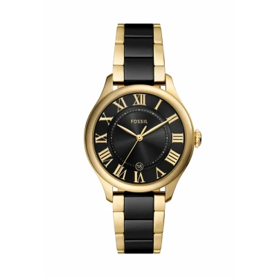 Abbildung von Fossil Traditional Gilmore Uhr goldcoloured, Damen, Größe: One Size, Gold/coloured