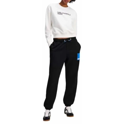 Abbildung von Karl Lagerfeld Jeans Jogginghose, Damen, Größe: Small, Black