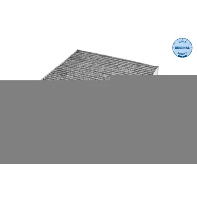 Abbildung von MEYLE 112 320 0001 Innenraumfilter Aktivkohlefilter, Filtereinsatz, mit geruchsabsorbierender Wirkung 280 205 25 ORIGINAL Quality