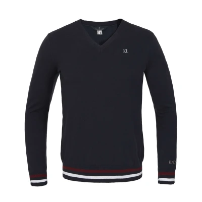 Abbildung von Kingsland Shirt Classic Knitted V Neck Herren Navy XS