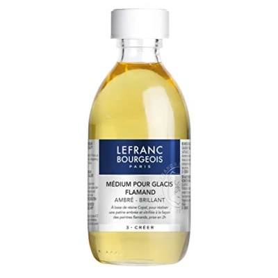 Abbildung von Lefranc &amp; Bourgeois Flämisches Sikkativ Malmittel, Ölfarben werden hochtransparent und glänzend 250ml Flasche