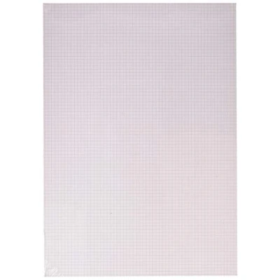 Abbildung von Clairefontaine 975186C Packung mit 20 Bögen Bristol, DIN A3, 29, 7 x 42cm, 205g, kariert, Ideal für Modellentwürfe, 1 Pack, Weiß