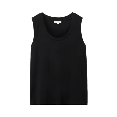 Abbildung von TOM Tailor MIT Rundhalsausschnitt Top, Damen, Größe: Small, Deep black