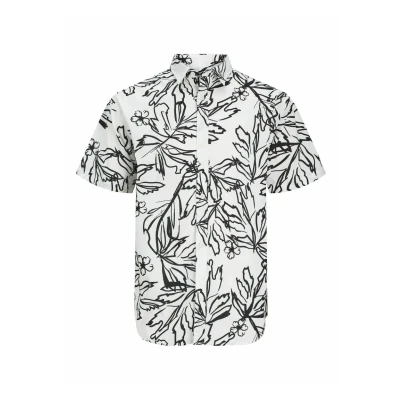 Abbildung von Jack &amp; Jones Comfort FIT Hemd, Herren, Größe: XS, Cloud dancer