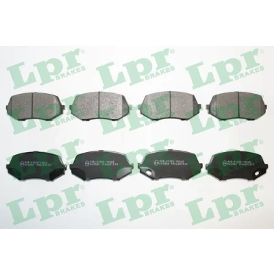 Abbildung von LPR 05P1574 Bremsbelagsatz MITSUBISHI: Canter 7.Generation