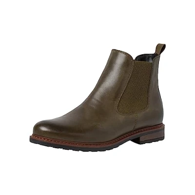 Abbildung von Tamaris Ankle Boot, Damen, Größe: 40, Olive leather Schuhe