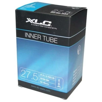 Abbildung von XLC Unisex Erwachsene Fahrradschlauch 27.5 x 2.10/2.35 52/58 584 SV 48 mm VT S27, Schwarz, One Size