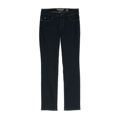 Abbildung von TOM Tailor LIVA Jeans Straight Leg, Damen, Größe: 26x30, Clean rinsed blue denim