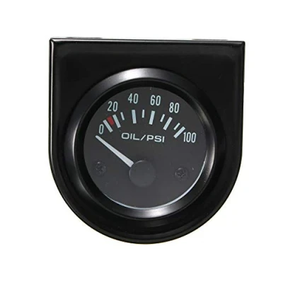 Abbildung von Mintice 2&quot; 52mm Licht Kfz Auto Öldruck Anzeige Oil Pressure Instrument Gauge Meter Rauchfarbe Len Zeiger Indikator