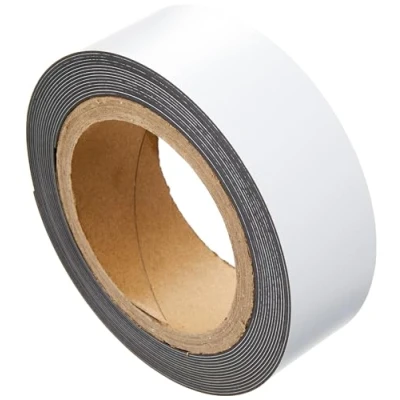 Abbildung von Durable Kennzeichnungsband magnetisch, 5m x 40mm, beliebig zuschneidbar, weiß, 170902