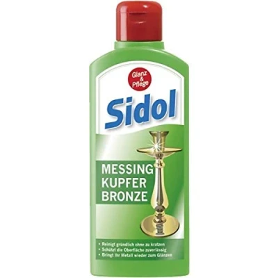 Abbildung von SIDOL Messing Kupfer Bronze 250ml Poliert zuverlässig Beschläge, Musikinstrumente, Armaturen, Münzen, Antiquitäten, Motorrad, Oldtimer uvm....