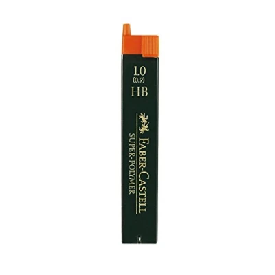 Abbildung von FABER CASTELL 120900 Feinmine Super Polymer, 1,0 mm, Härtegrad HB, 12 Stück