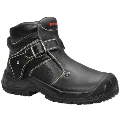 Abbildung von ELTEN Sicherheitsschuhe CARL S3 HI, Damen und Herren, Leder, Stahlkappe, leicht, robust, Schwarz, Größe: 42