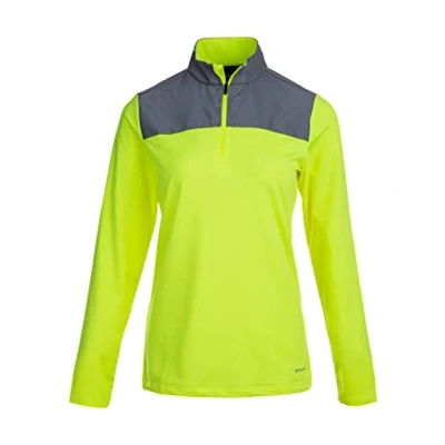 Abbildung von Endurance Midlayer Tusina Langarmshirt, Damen, Größe: 36, Safety yellow