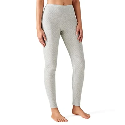 Abbildung von Damart Damen Lange Unterhose, dekoratives Thermolactyl Material Unterwäsche, Grau, Medium