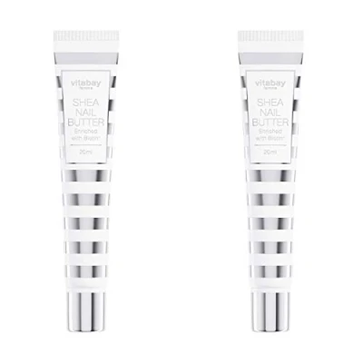 Abbildung von Vitabay Shea Nail Butter 2x 20 ml Sheabutter Mit Biotin/Vitamin B7 Nagelcreme Für Nagelhautpflege Gegen Brüchige Nägel Hand Und Fusspflege Schützt Vor Trockener Haut Risse