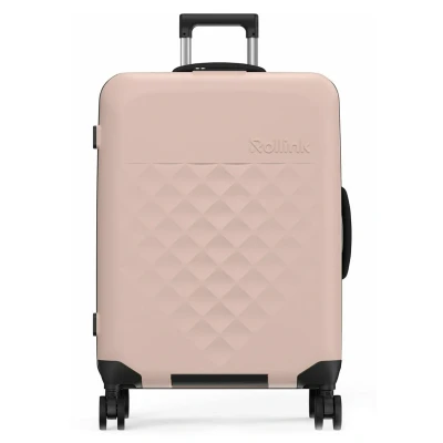 Abbildung von Rollink VEGA 360 Faltbarer 4ROLLEN M 65 CM Trolley, Größe: One Size, Rose smoke