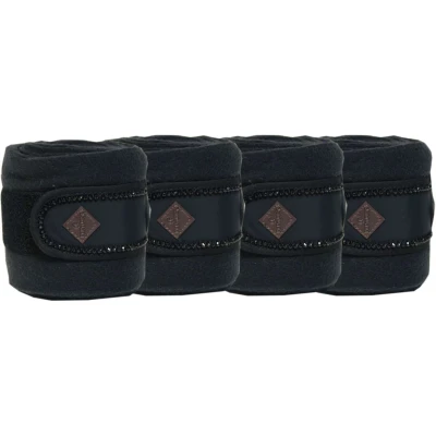 Abbildung von Kentucky Bandagen Polar Fleece Pearls Schwarz Warmblut